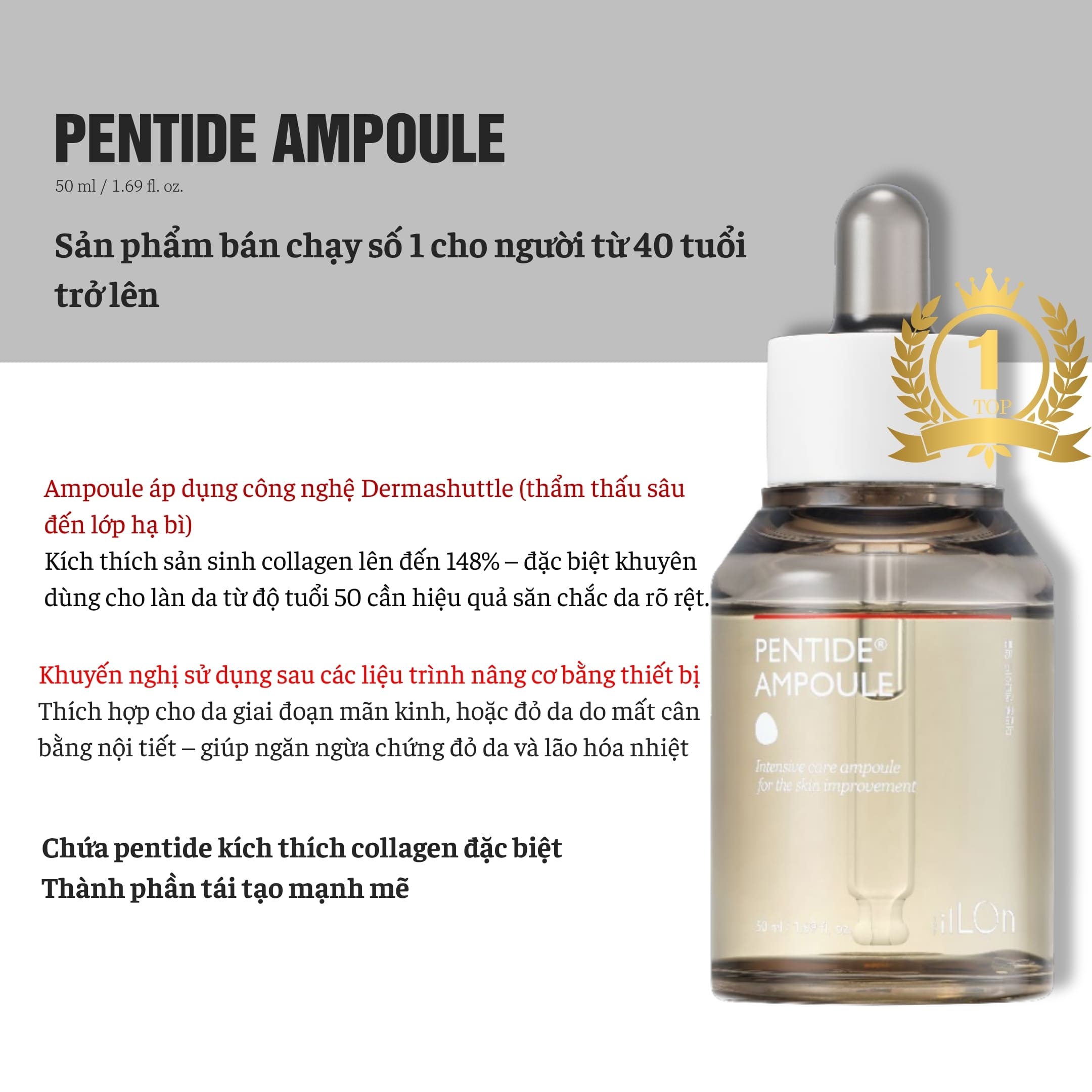 Tinh Chất Phục Hồi Chuyên Sâu – The ilLon Pentide Ampoule