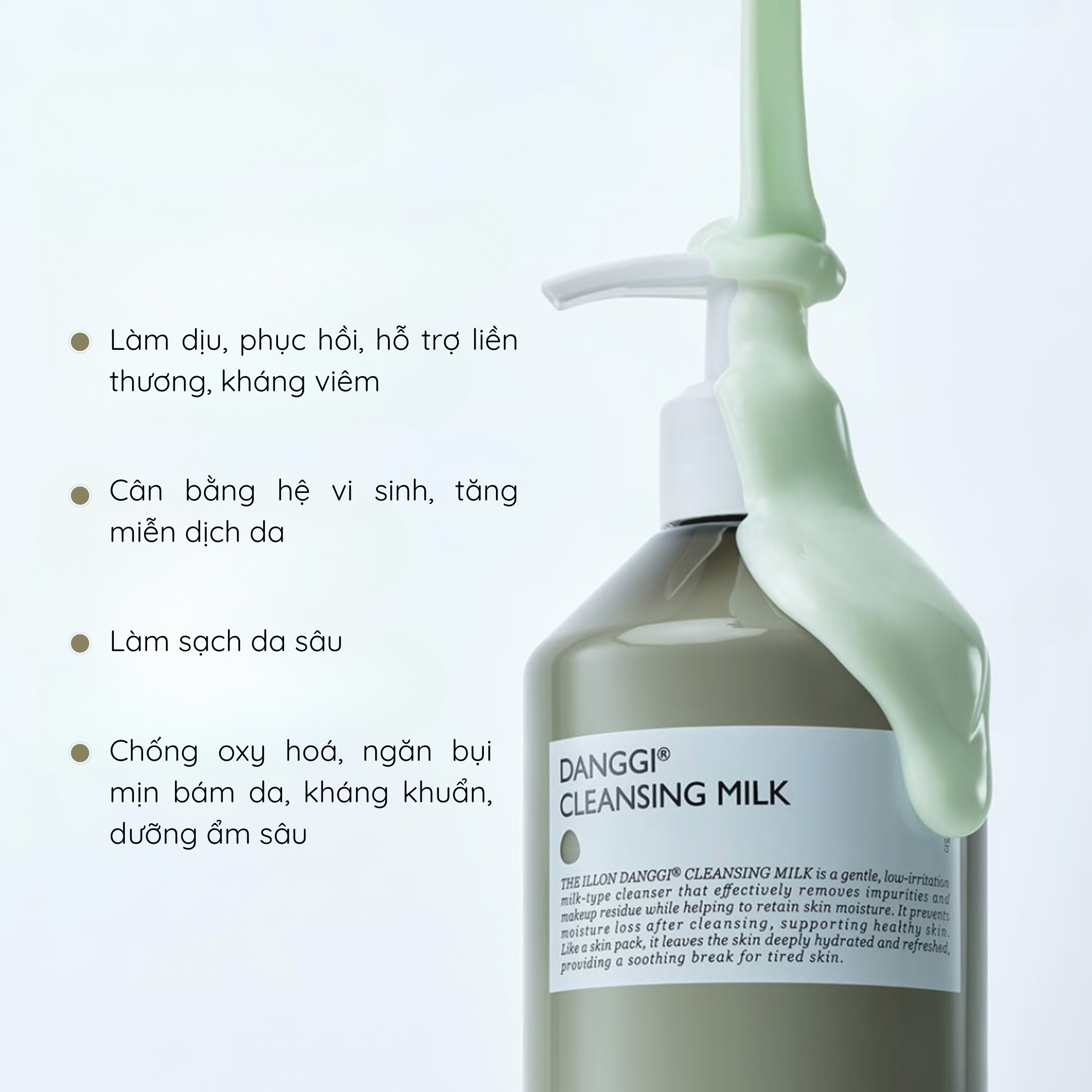 Sữa Rửa Mặt Dạng Sữa Dịu Nhẹ – The iLLON Danggi Cleansing Milk